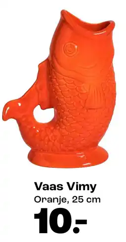 Kwantum Vaas Vimy Oranje aanbieding