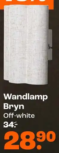 Kwantum Wandlamp Bryn Off-white aanbieding