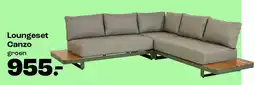 Kwantum Loungeset Canzo groen aanbieding