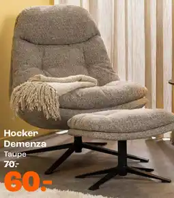 Kwantum Hocker Demenza Taupe aanbieding