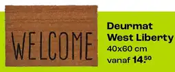 Kwantum Deurmat West Liberty aanbieding