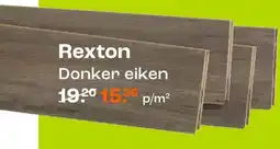 Kwantum Rexton laminaat Donker eiken aanbieding