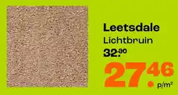Kwantum Leetsdale Lichtbruin tapijt aanbieding