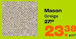 Kwantum Mason Greige tapijt aanbieding