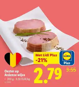Lidl Oester op Ardense wijze aanbieding