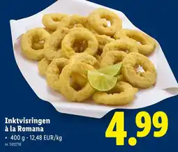 Lidl Inktvisringen à la Romana aanbieding