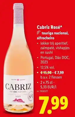 Lidl Cabriz Rosé touriga nacional, alfrocheiro aanbieding