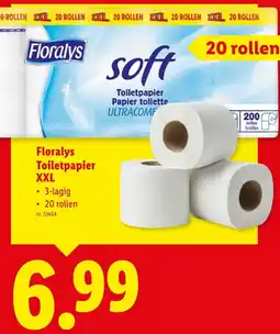 Lidl Floralys Toiletpapier XXL aanbieding