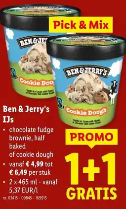 Lidl Ben & Jerry's IJs aanbieding
