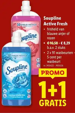 Lidl Soupline Active Fresh aanbieding