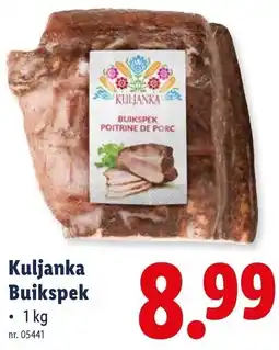Lidl Kuljanka Buikspek aanbieding