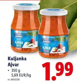 Lidl Kuljanka Ajvar aanbieding