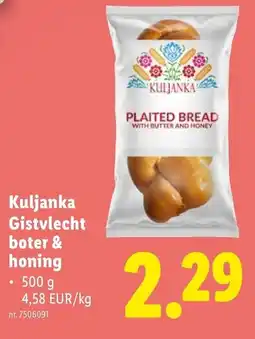Lidl Kuljanka Gistvlecht boter & honing aanbieding