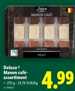 Lidl Deluxe Manon café assortiment aanbieding
