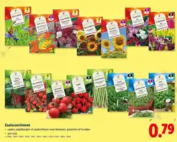 Lidl Zaaiassortiment aanbieding