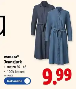 Lidl Esmara Jeansjurk aanbieding