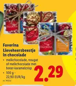Lidl Lieveheersbeestje in chocolade aanbieding