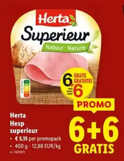 Lidl Hesp superieur aanbieding