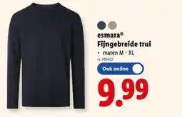 Lidl Fijngebreide trui aanbieding