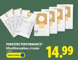 Lidl Vliesfilterzakken, 4 stuks aanbieding