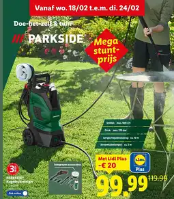 Lidl Hogedrukreiniger aanbieding