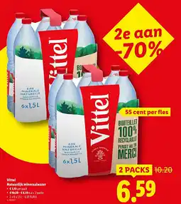 Lidl Natuurlijk mineraalwater aanbieding