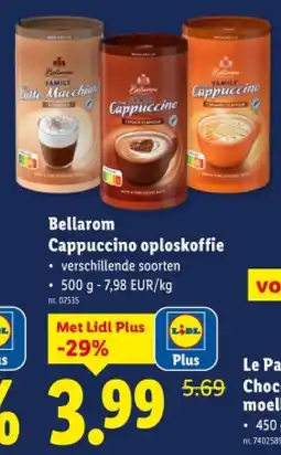 Lidl Cappuccino oploskoffie aanbieding