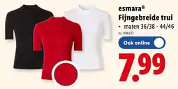 Lidl Esmara Fijngebreide Trui aanbieding