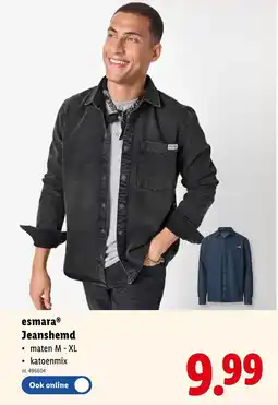 Lidl Esmara Jeanshemd aanbieding