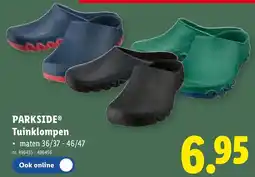 Lidl Parkside Tuinklompen aanbieding
