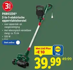 Lidl Parkside 2-in-1-elektrische oppervlakteborstel aanbieding