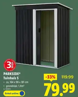 Lidl Parkside Tuinhuis S aanbieding