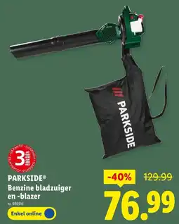 Lidl Parkside Benzine Bladzuiger en Blazer aanbieding