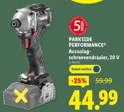 Lidl Parkside Performance Accu Slagschroevendraaier aanbieding