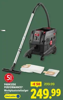 Lidl Parkside Performance Werkplaatsstofzuiger aanbieding