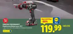 Lidl Parkside Performance Klopboormachineset Accu aanbieding
