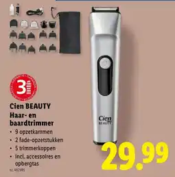 Lidl Cien Beauty Haar en Baardtrimmer aanbieding
