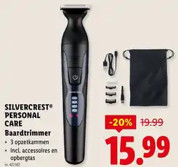Lidl Silvercrest Personal Care Baardtrimmer aanbieding
