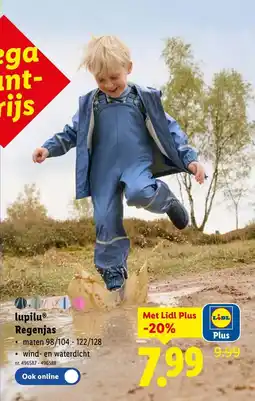 Lidl Lupilu Regenjas aanbieding
