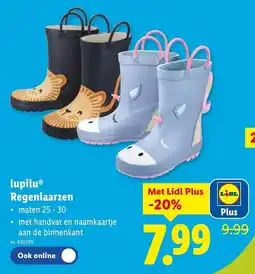 Lidl Lupilu Regenlaarzen aanbieding