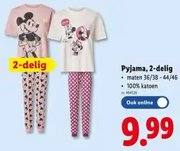 Lidl Pyjama aanbieding