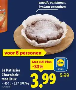 Lidl Le Patissier Chocolademoelleux aanbieding