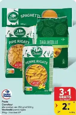 Carrefour Pasta Carrefour aanbieding