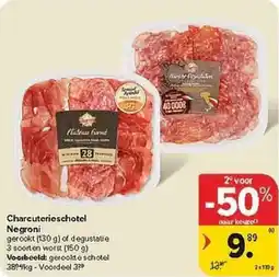 Carrefour Charcuterieschotel Negroni aanbieding
