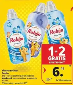 Carrefour Wasverzachter Robijn aanbieding