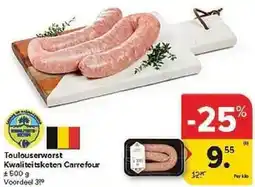 Carrefour Toulouserworst Kwaliteitsketen Carrefour aanbieding