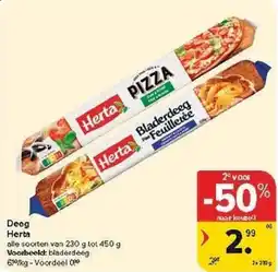 Carrefour Deeg Herta aanbieding