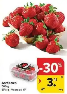Carrefour Aardbeien aanbieding