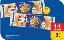 Carrefour Hamburgerbroodjes natuur Harrys aanbieding