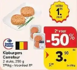 Carrefour Kipburgers Carrefour aanbieding